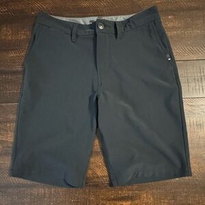 Quiksilver Men's Amphibian 4-Way Stretch Hybrid Shorts Size 27 DryFlight Black